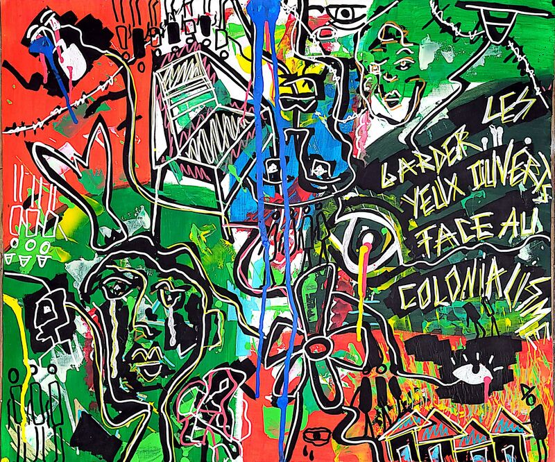 OUVREZ LES YEUX - a Paintings by eva henry